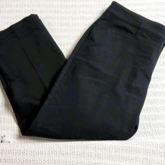 Chaps Black Sz. 10 Pants with Front & Back Pockets - Picture 1 of 10